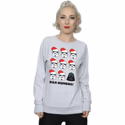 Star Wars - Sweat HUMBUG - Femme (Gris chiné)