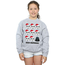 Star Wars - Sweat HUMBUG - Fille (Gris chiné)