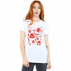 Star Wars - T-shirt - Femme (Blanc)