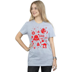 Star Wars - T-shirt - Femme (Gris chiné)