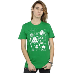Star Wars - T-shirt - Femme (Vert vif)