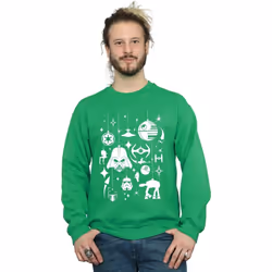 Star Wars - Sweat - Homme (Vert vif)