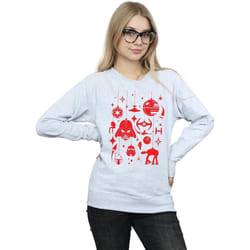 Star Wars - Sweat - Femme (Gris chiné)
