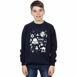 Star Wars - Sweat - Garçon (Bleu marine)