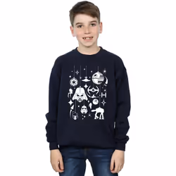 Star Wars - Sweat - Garçon (Bleu marine)
