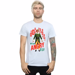 Elf - T-shirt ANGRY ELF - Homme (Gris chiné)