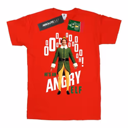 Elf - T-shirt ANGRY ELF - Homme (Rouge)