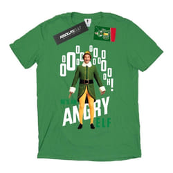 Elf - T-shirt ANGRY ELF - Homme (Vert vif)