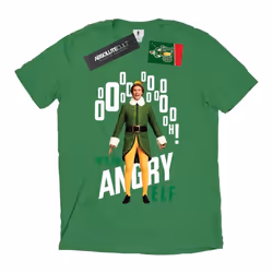 Elf - T-shirt ANGRY ELF - Homme (Vert vif)