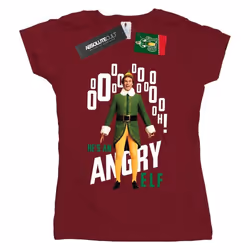 Elf - T-shirt ANGRY ELF - Femme (Bordeaux)