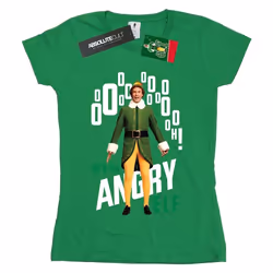 Elf - T-shirt ANGRY ELF - Femme (Vert vif)