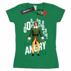 Elf - T-shirt ANGRY ELF - Femme (Vert vif)