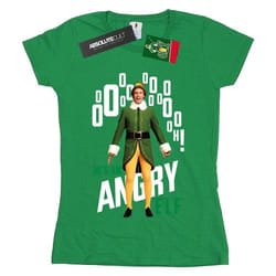 Elf - T-shirt ANGRY ELF - Femme (Vert vif)
