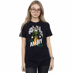 Elf - T-shirt ANGRY ELF - Femme (Noir)