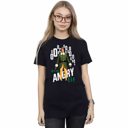Elf - T-shirt ANGRY ELF - Femme (Noir)
