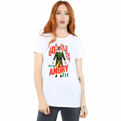 Elf - T-shirt ANGRY ELF - Femme (Blanc)