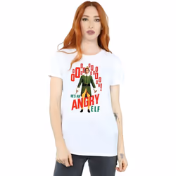 Elf - T-shirt ANGRY ELF - Femme (Blanc)