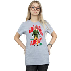 Elf - T-shirt ANGRY ELF - Femme (Gris chiné)