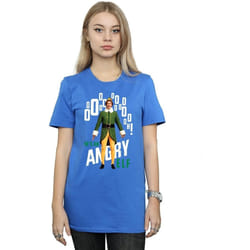 Elf - T-shirt ANGRY ELF - Femme (Bleu roi)