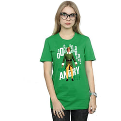 Elf - T-shirt ANGRY ELF - Femme (Vert vif)