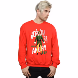 Elf - Sweat ANGRY ELF - Homme (Rouge)