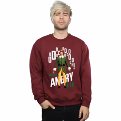 Elf - Sweat ANGRY ELF - Homme (Bordeaux)