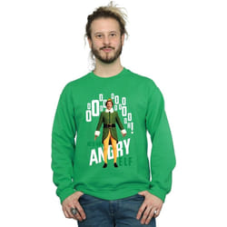 Elf - Sweat ANGRY ELF - Homme (Vert vif)