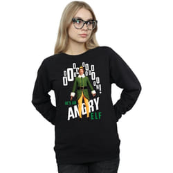 Elf - Sweat ANGRY ELF - Femme (Noir)