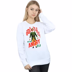 Elf - Sweat ANGRY ELF - Femme (Blanc)