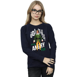 Elf - Sweat ANGRY ELF - Femme (Bleu marine)