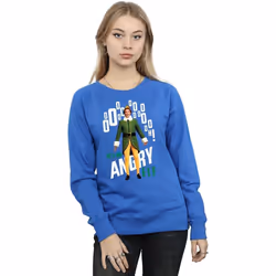 Elf - Sweat ANGRY ELF - Femme (Bleu roi)