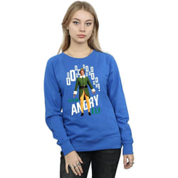 Elf - Sweat ANGRY ELF - Femme (Bleu roi)