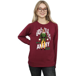 Elf - Sweat ANGRY ELF - Femme (Bordeaux)