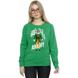 Elf - Sweat ANGRY ELF - Femme (Vert vif)