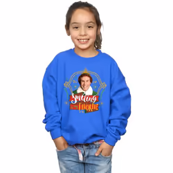 Elf - Sweat - Fille (Bleu roi)