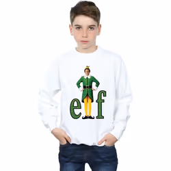 Elf - Sweat - Garçon (Blanc)
