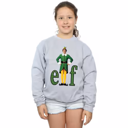 Elf - Sweat - Fille (Gris chiné)