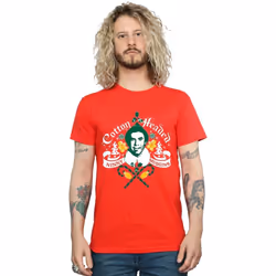 Elf - T-shirt COTTON HEADED NINNY MUGGINS - Homme (Rouge)