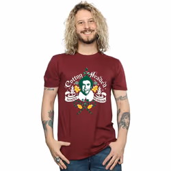 Elf - T-shirt COTTON HEADED NINNY MUGGINS - Homme (Bordeaux)