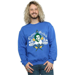 Elf - Sweat COTTON HEADED NINNY MUGGINS - Homme (Bleu roi)