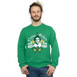 Elf - Sweat COTTON HEADED NINNY MUGGINS - Homme (Vert vif)