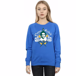 Elf - Sweat COTTON HEADED NINNY MUGGINS - Femme (Bleu roi)