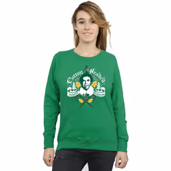Elf - Sweat COTTON HEADED NINNY MUGGINS - Femme (Vert vif)