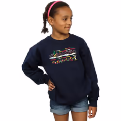 Elf - Sweat - Fille (Bleu marine)