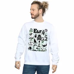 Elf - Sweat - Homme (Blanc)