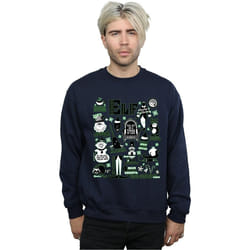 Elf - Sweat - Homme (Bleu marine)