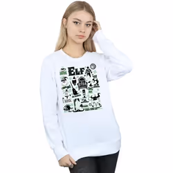 Elf - Sweat - Femme (Blanc)