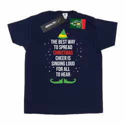 Elf - T-shirt CHRISTMAS CHEER - Homme (Bleu marine)