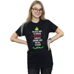 Elf - T-shirt CHRISTMAS CHEER - Femme (Noir)