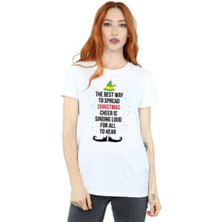 Elf - T-shirt CHRISTMAS CHEER - Femme (Blanc)